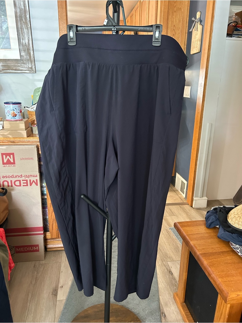 Talbots Wide Leg Pants in Navy